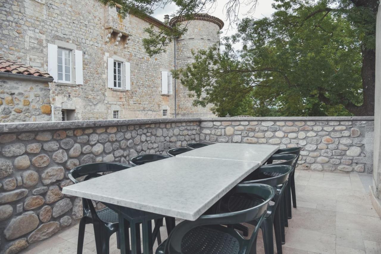 Château De Chaussy Ruoms Exterior foto