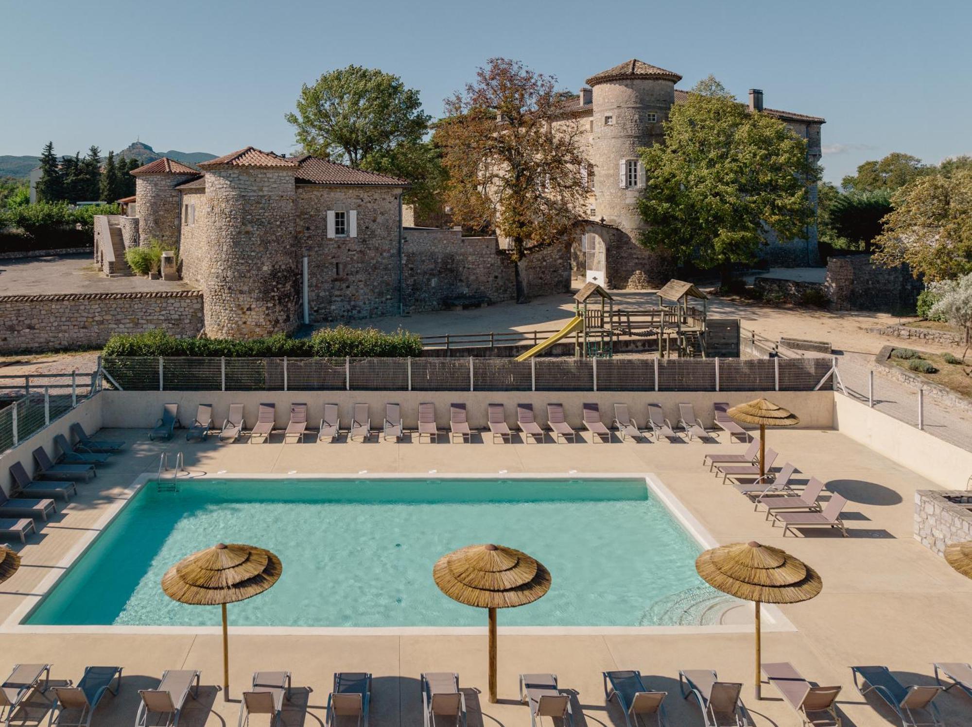 Château De Chaussy Ruoms Exterior foto