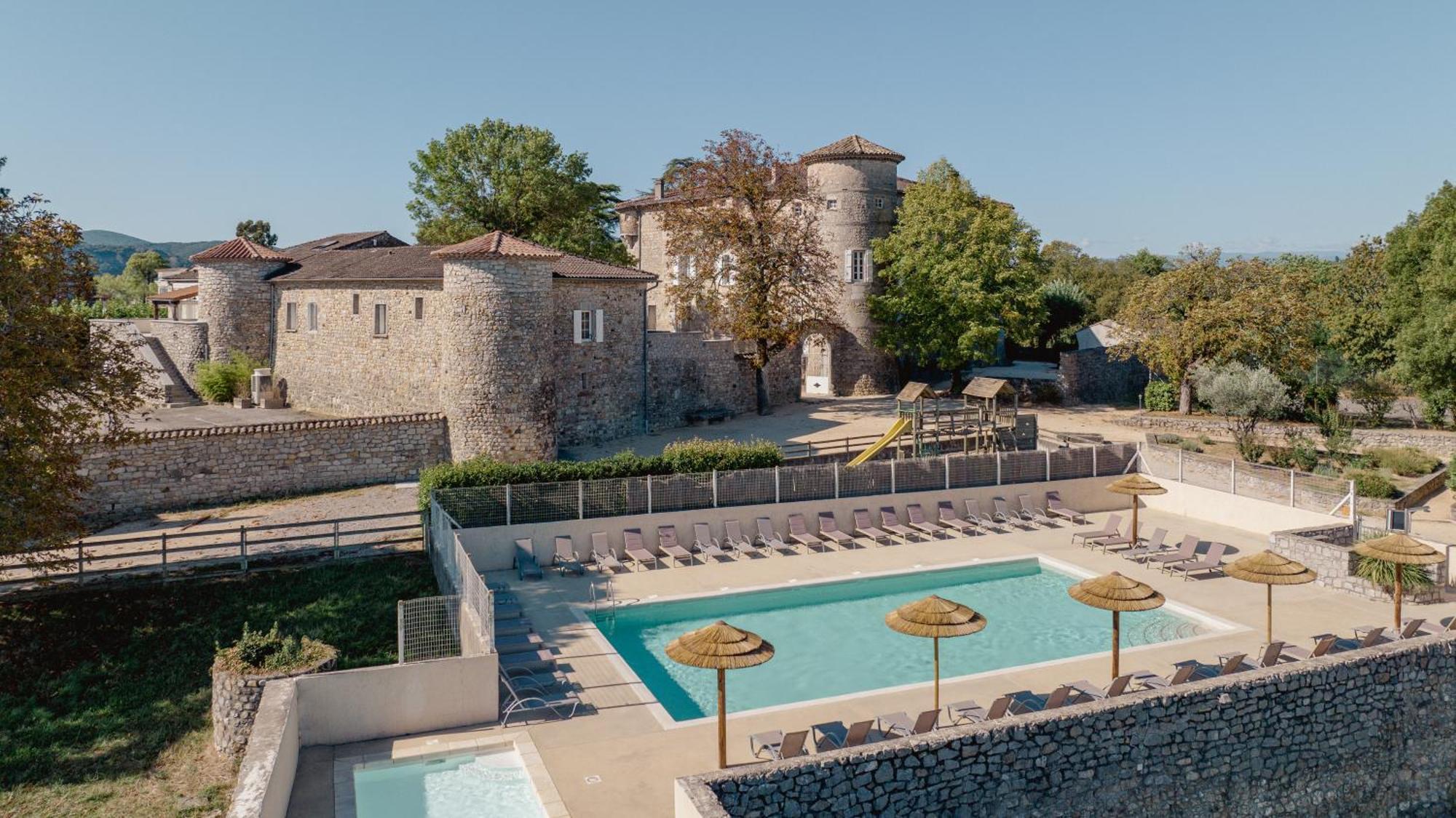 Château De Chaussy Ruoms Exterior foto