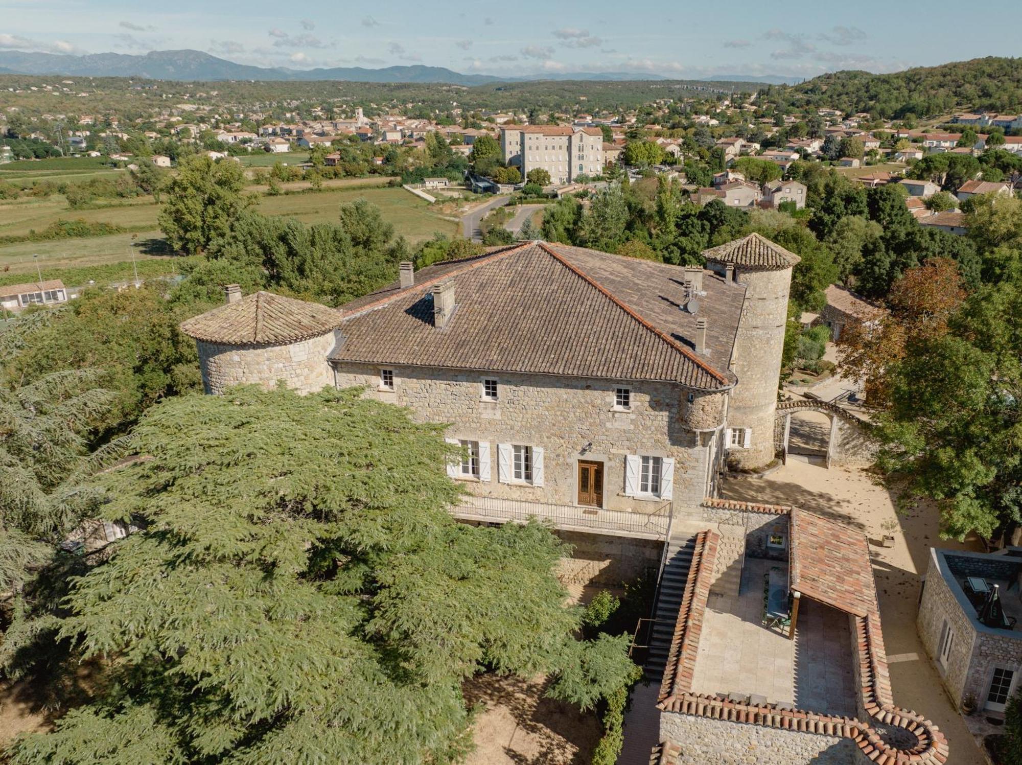 Château De Chaussy Ruoms Exterior foto